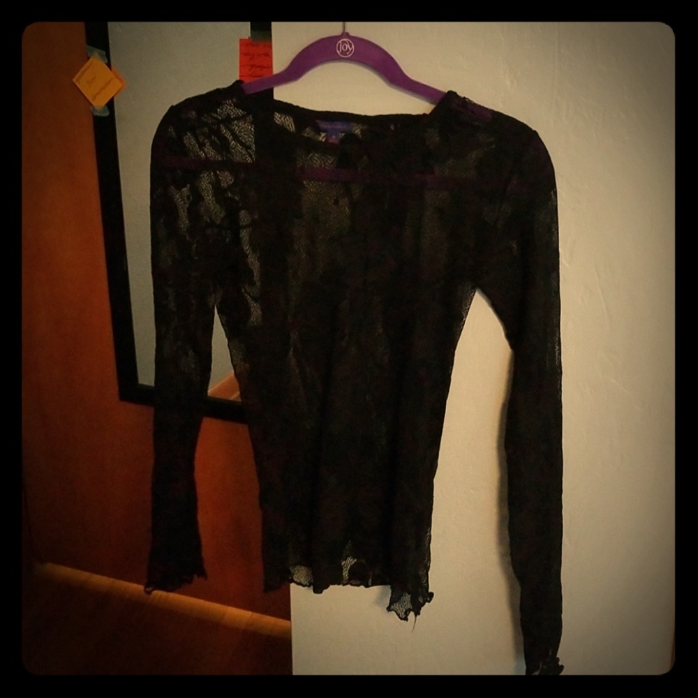 Gorgeous black lace top